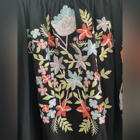 Free People Fleur Du Jour Embroidered Mini Dress Size XS - Picture 6 of 16